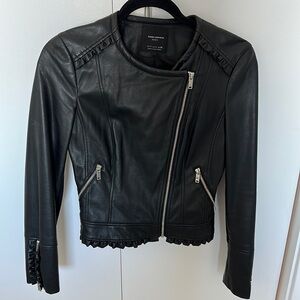 Zara leather jacket